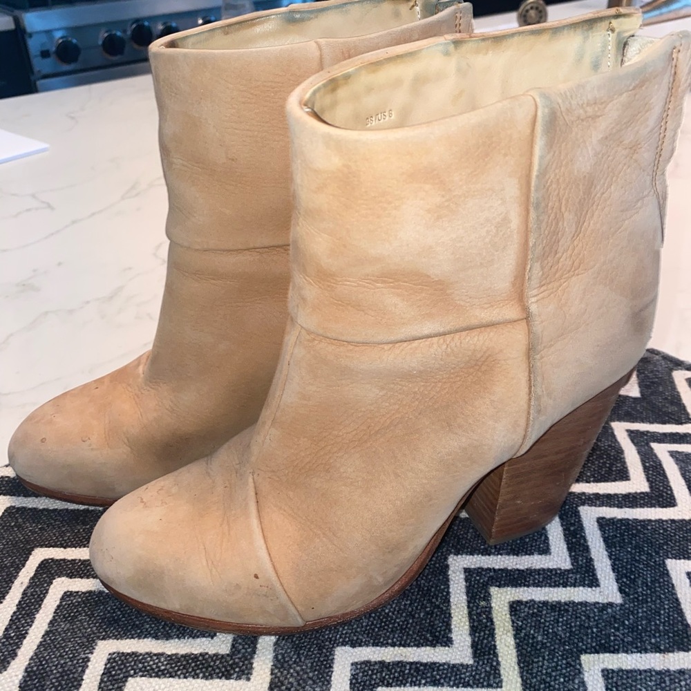 Rag and bone suede boots ,